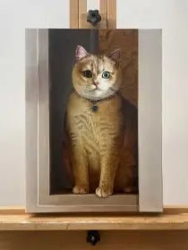 Museum-Grade Oil Pet Portrait