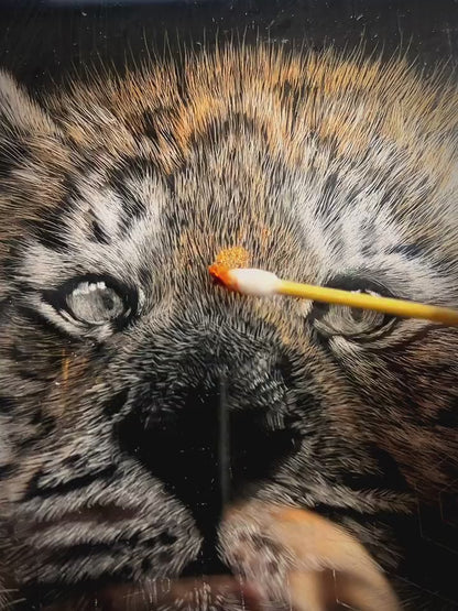 3D Acrylic Pet Portrait - Custom Hand-Carved Layered Art